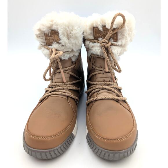 The North Face Sierra Luxe Waterproof Boots Women's Brown Size US6 EU37 - Picture 2 of 9